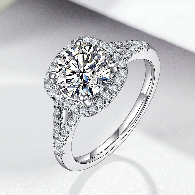 moissanite engagement ring 309-007